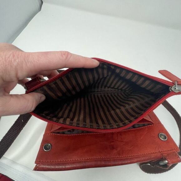 Jack Georges Genuine Leather Crossbody Bag - Picture 5 of 16